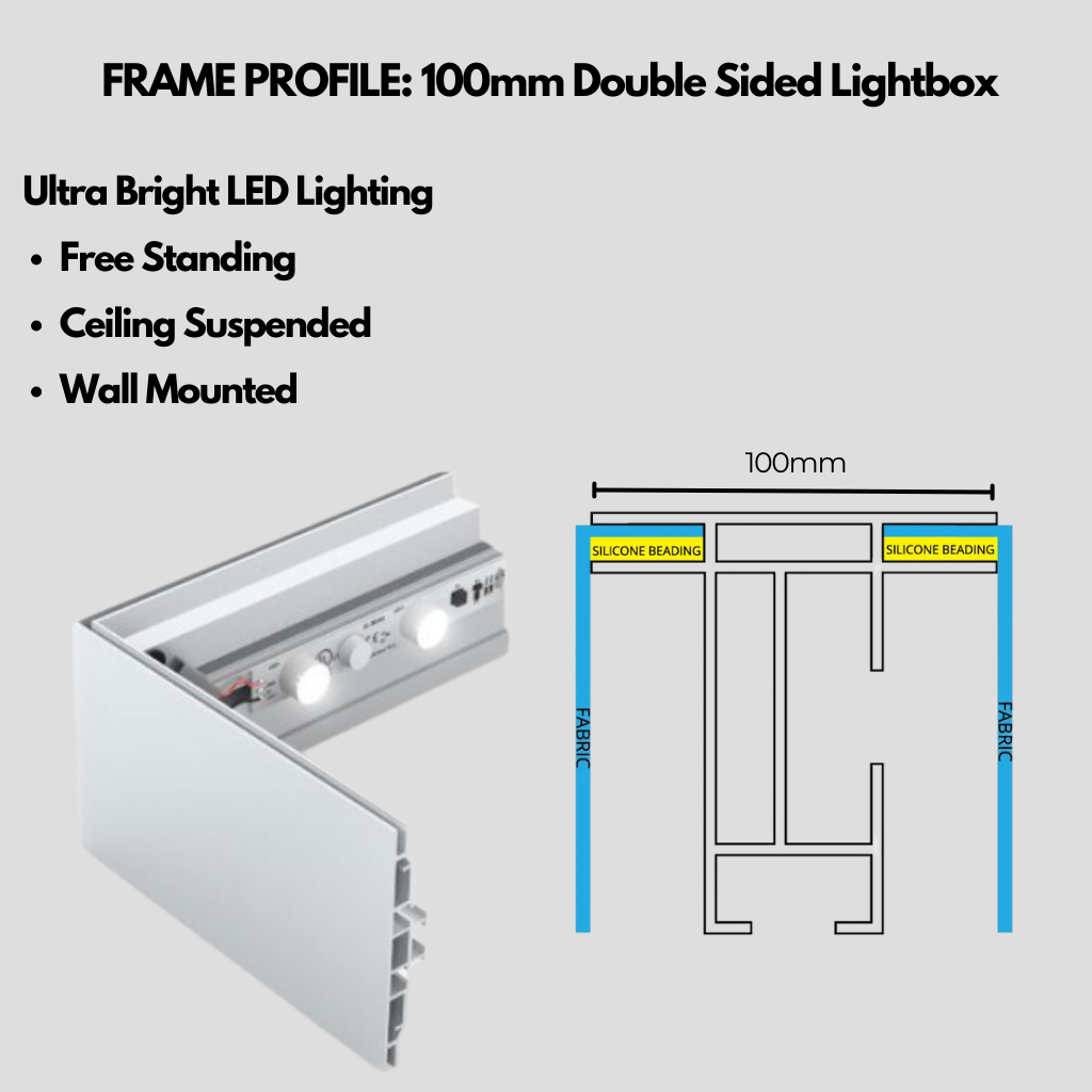 3m Backlit SEG Lightbox