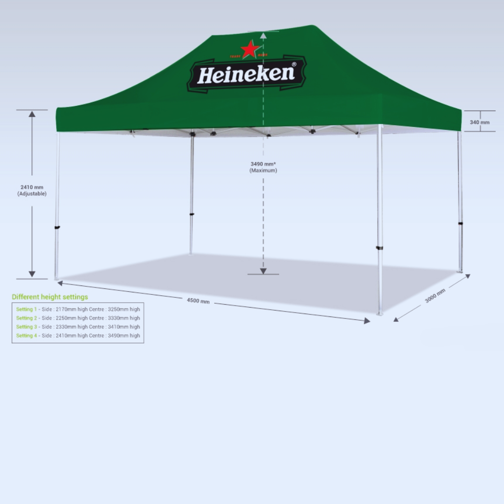 Pop Up Gazebos Aluminium Series