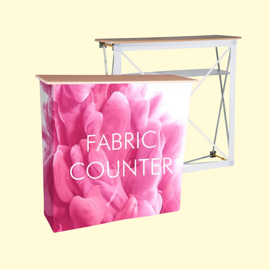 Pop Up Fabric Counter