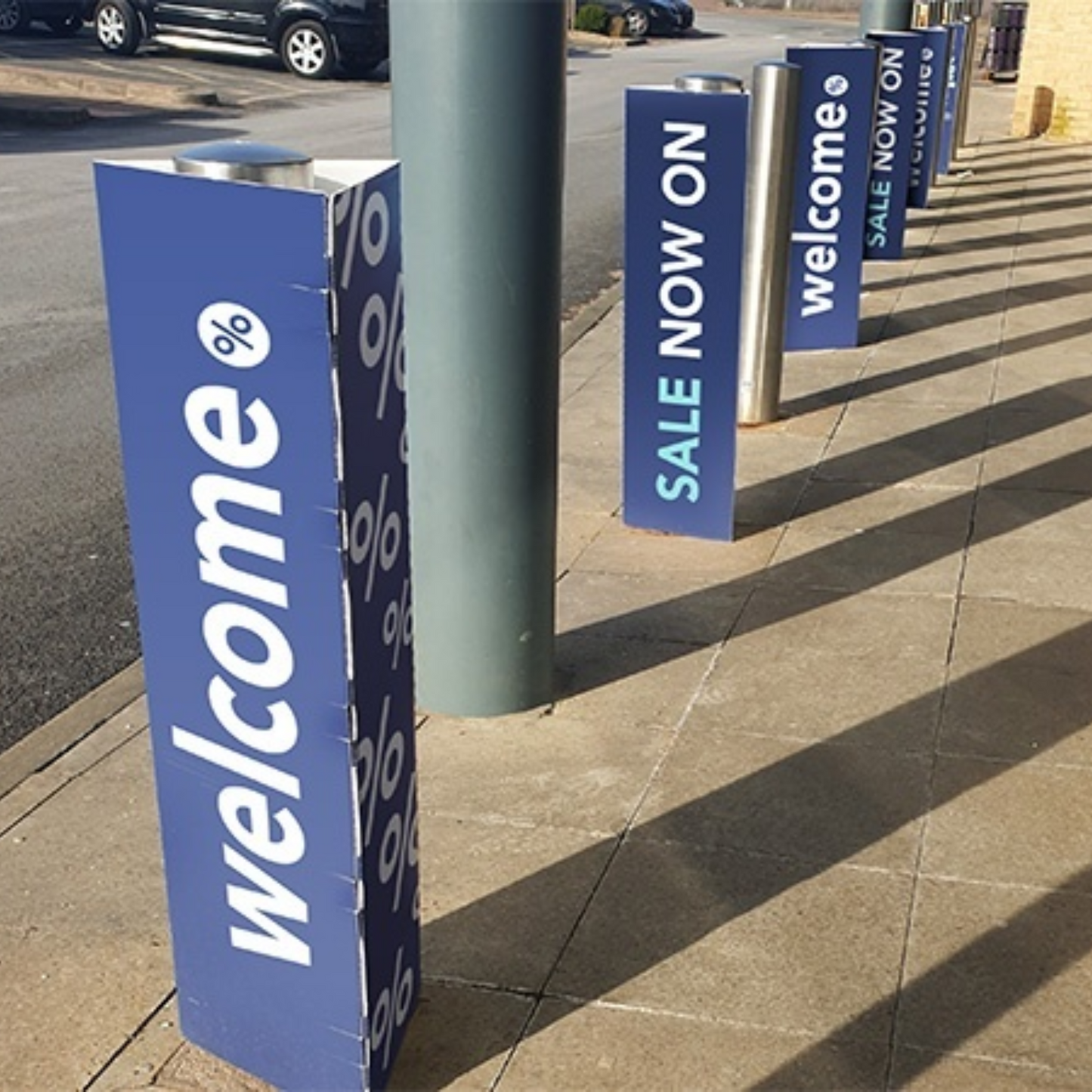 Bollard Signs