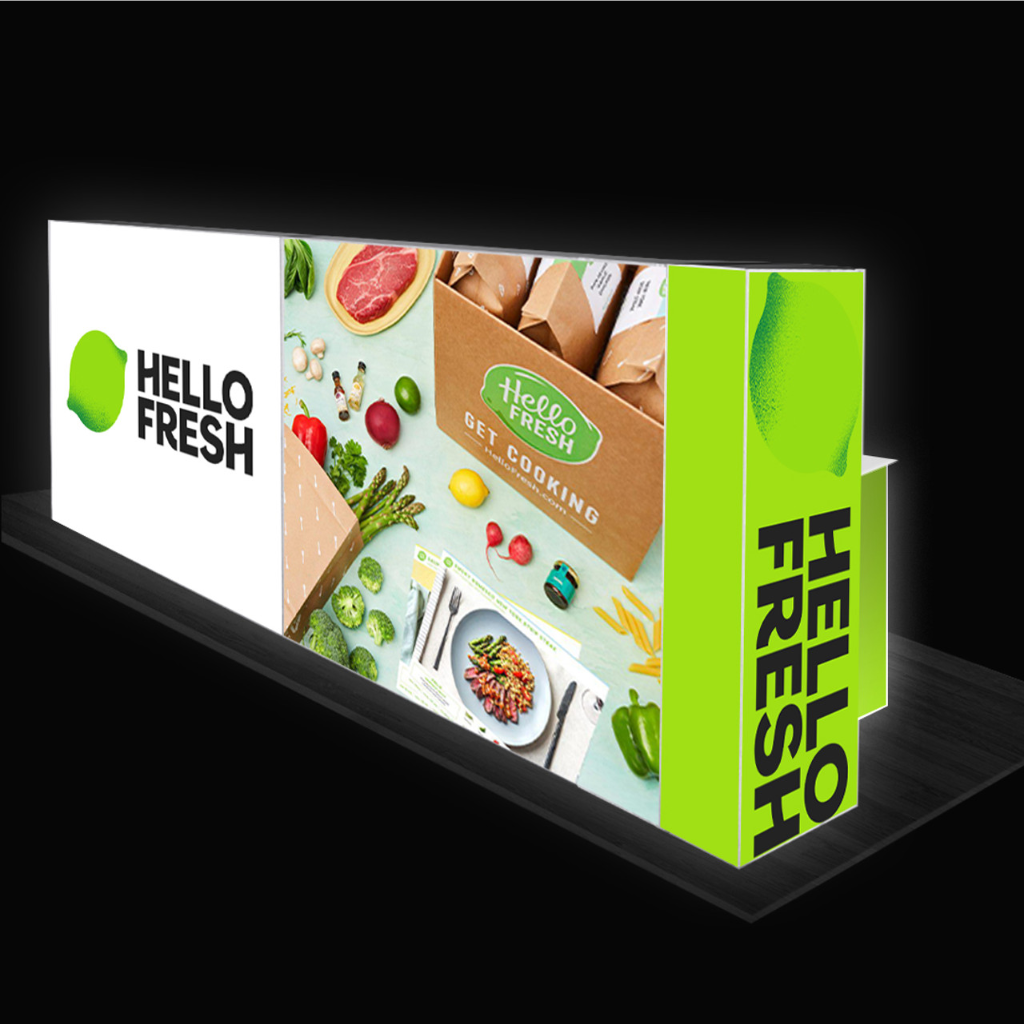 Exhibition Pop Up Backlit Display Kit (E)