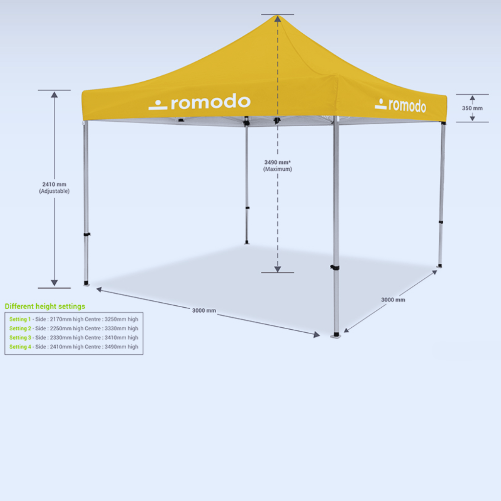 Pop Up Gazebos Aluminium Series