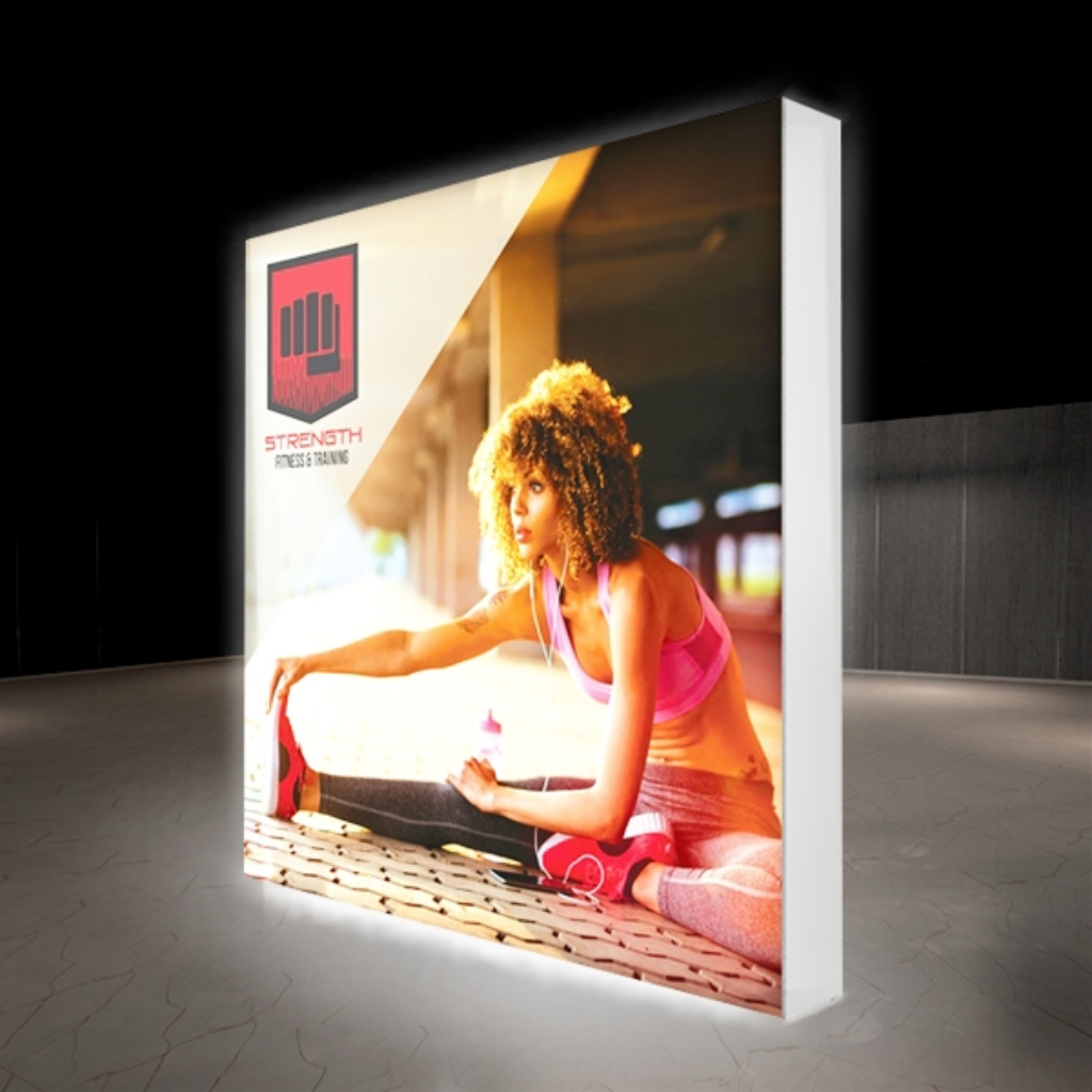 3m Backlit Pop Up Media Wall