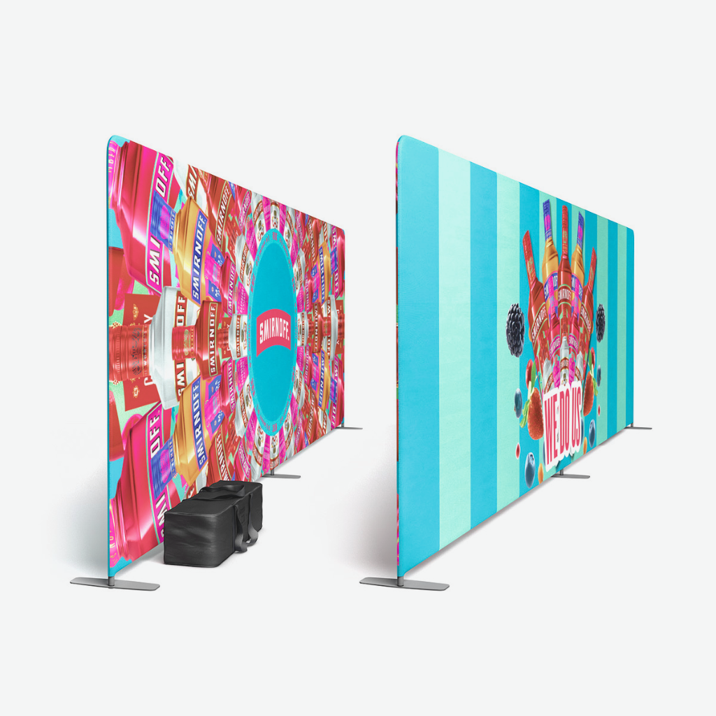 6m Slimline Media Wall