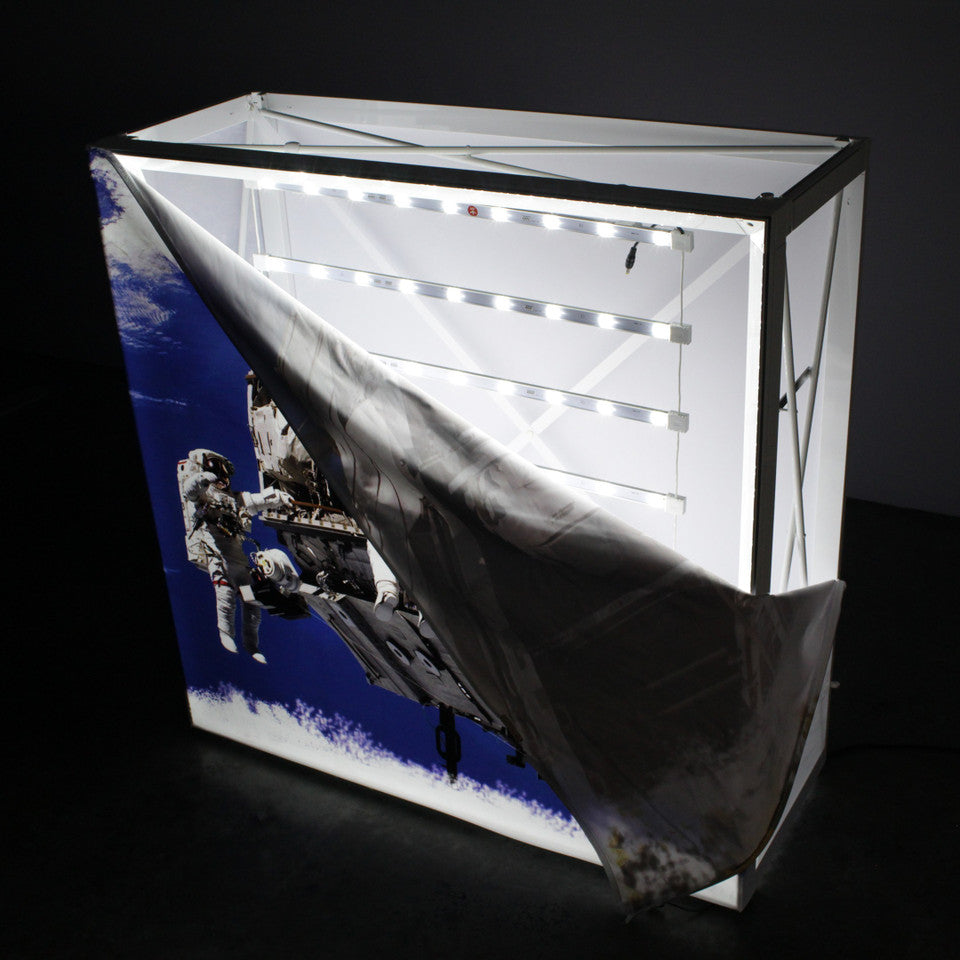 SEG Lightbox Pop UP Exhibition Counter