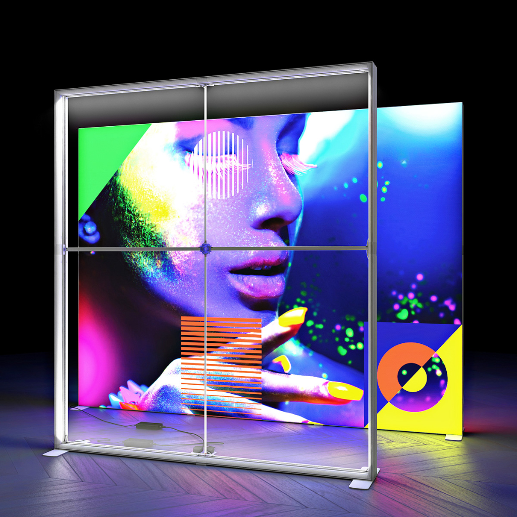 Backlit vs Non-Lit SEG Media Wall: Which One Does Your Booth Actually Need?