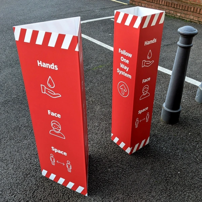 Bollard Signs