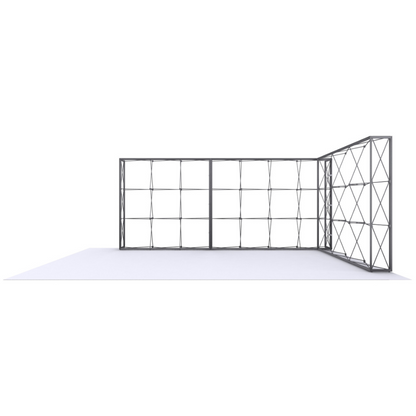 Exhibition Backlit Pop Up Display Kit L-Shaped Corner (C)