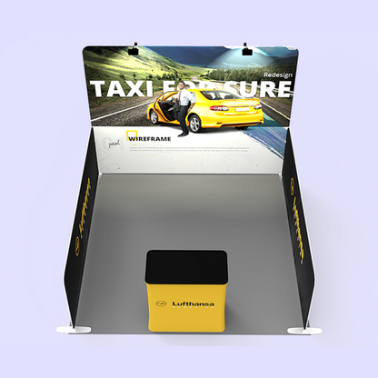 3x3 U-Shape Fabric Tube Exhibition Stand – Enclave