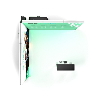 3x3 SEG Backlit Lightbox L-Shape Exhibition Stand Display Kit
