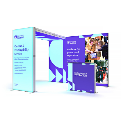 3x3 SEG Backlit Lightbox SKY Arch Exhibition Stand Display Kit 3