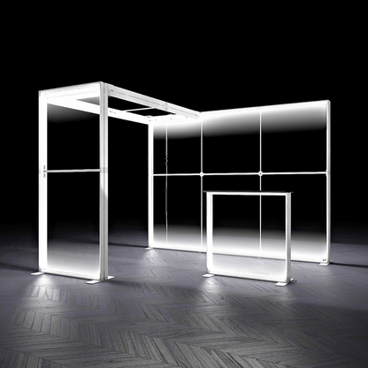 3x3 SEG Backlit Lightbox SKY Arch Exhibition Stand Display Kit 3