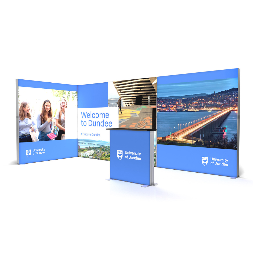 6x3 SEG Lightbox Fabric Exhibition Stand Display Kit 1