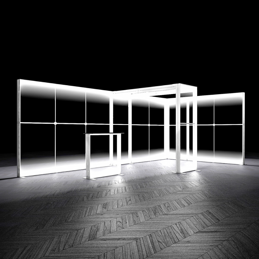 6x3 SEG Backlit Lightbox SKY Arch Exhibition Stand Display Kit