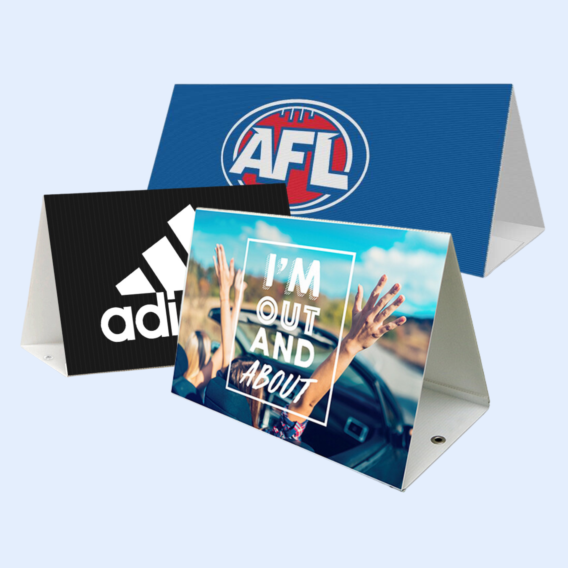 Triangle Signs – Wild Cow Visual