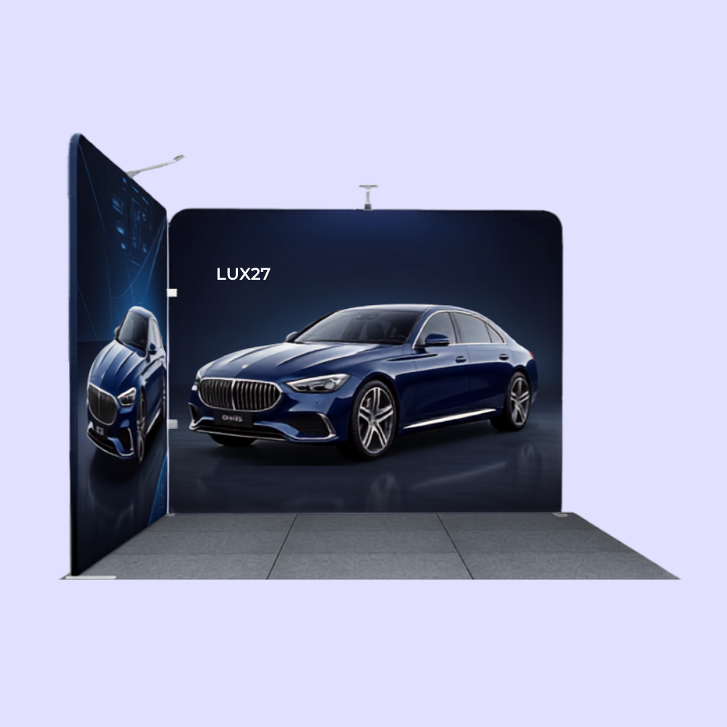 3x3 Corner Fabric Tube Exhibition Stand – Origin