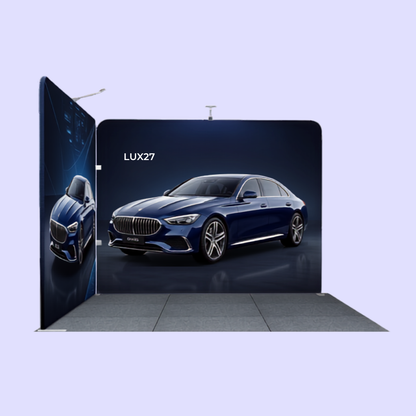 3x3 Corner Fabric Tube Exhibition Stand – Origin