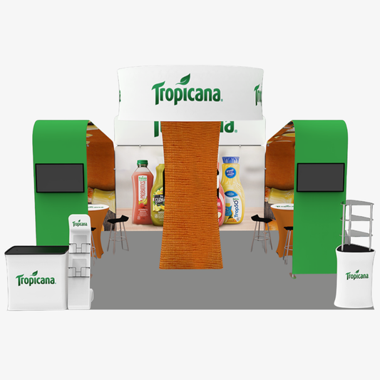 6x6 Column Tower Fabric Tube Exhibition Stand – Landmark