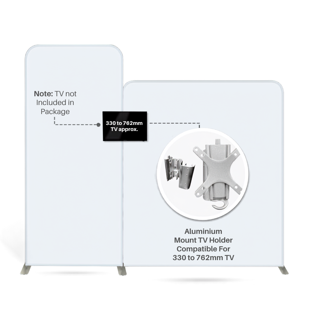 3x3 Counter Fabric Tube Exhibition Stand – Summit
