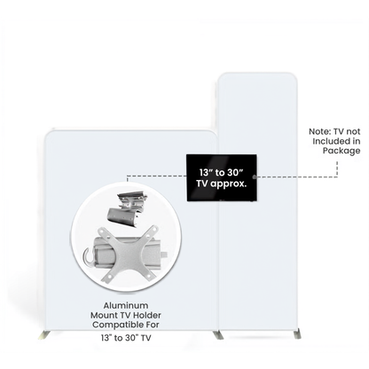 3x3 Media Fabric Tube Exhibition Stand – Connect