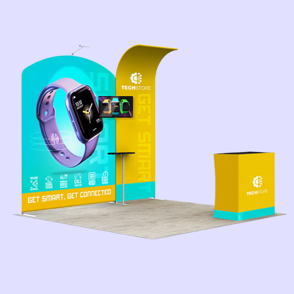 3x3 Modular Fabric Tube Exhibition Stand – Fusion