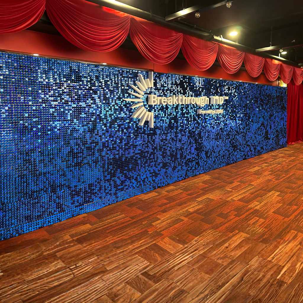 Sequin Shimmer Walls
