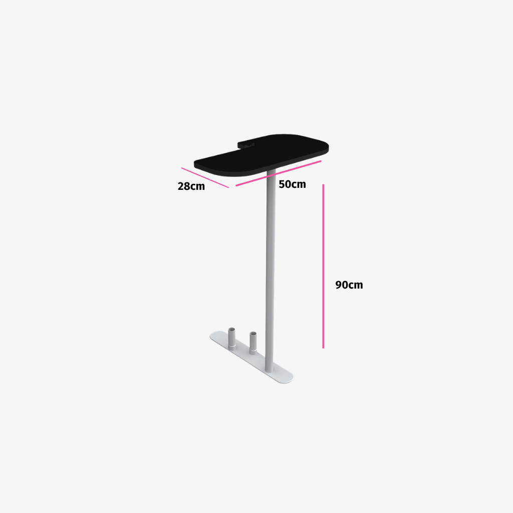 Fabric exhibition shelf stand — 28cm W x 50cm L x 90cm H