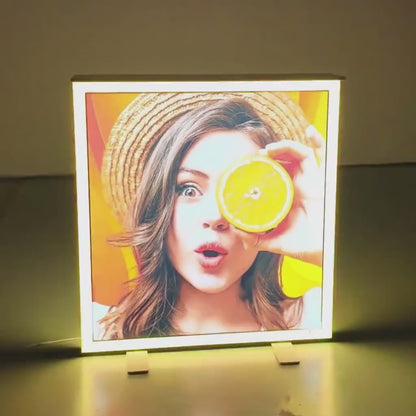 RGB LED Lightbox Counter changing edge colour, video